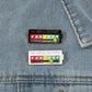 Social Battery Mood Brooch, Rotating Expression Pin, Funny Gift for Him and Her