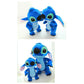 Blue and Pink Stitch Plush Stuffed Toy, Anime Character Doll, Gift for Kids