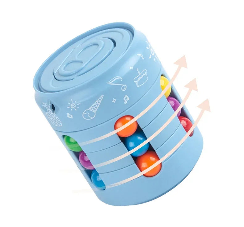 Multi-Function Fidget Spinner, Colourful Bean Design, Stress Relief for Kids and Adults