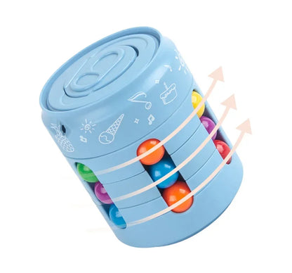 Multi-Function Fidget Spinner, Colourful Bean Design, Stress Relief for Kids and Adults