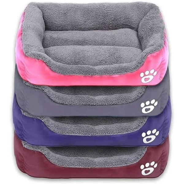 Durable Luxury Dog Bed, Plush Comfort, Long-Lasting Build