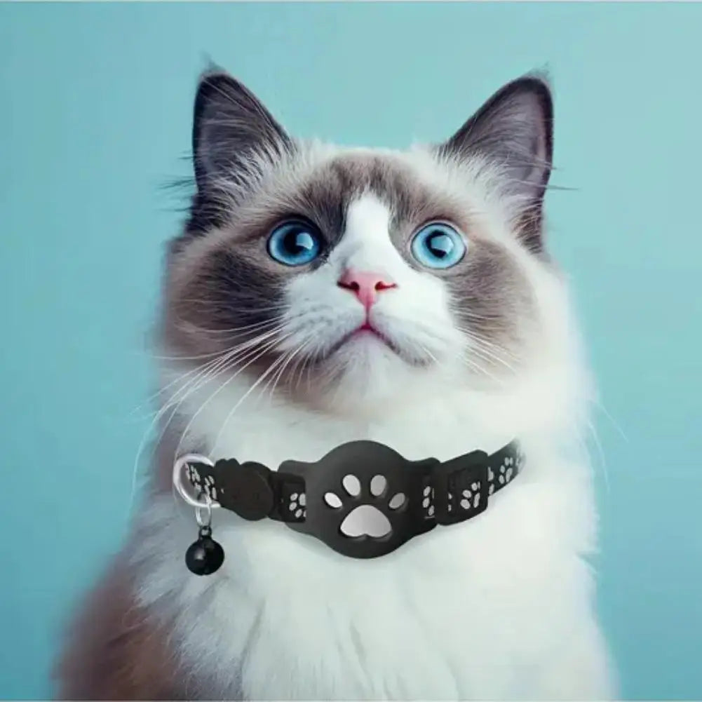 Cat GPS Tracker Collar, Reflective, Waterproof, Real-Time Location Finder