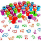 Kids Self-Inking Stamp Set, 6 Assorted Designs, Scrapbooking and Creative Play