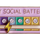 Social Battery Mood Brooch, Rotating Expression Pin, Funny Gift for Him and Her