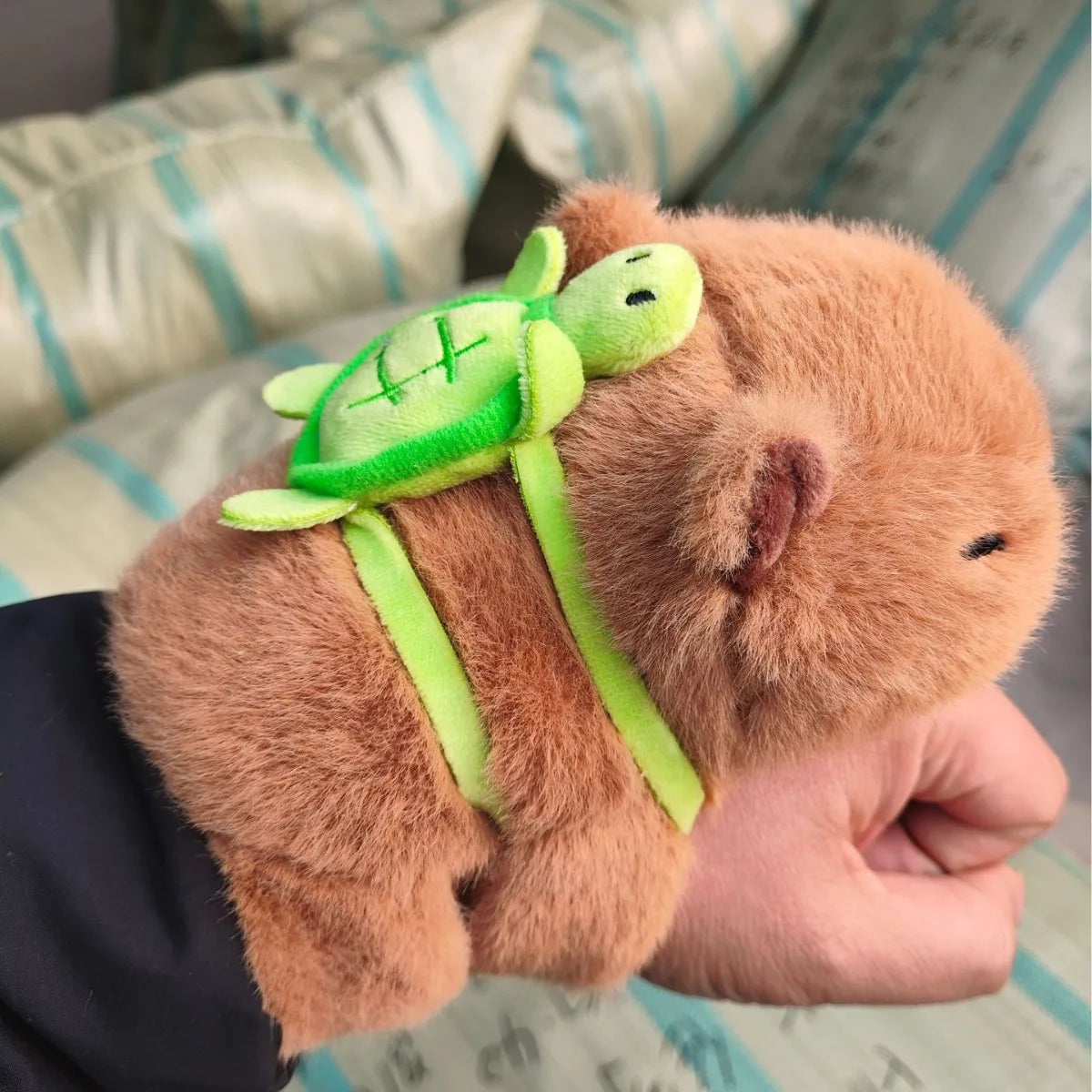 Kawaii Animal Plush Wristband, Panda, Capybara and Fox Designs, Soft Gift Toy