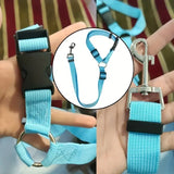 Pet Car Seat Belt and Headrest Restraint, Adjustable Safety Harness for Dogs and Cats