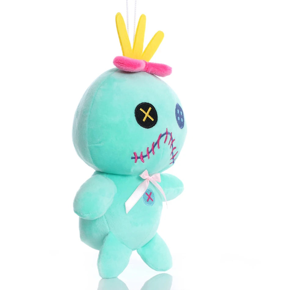 Blue and Pink Stitch Plush Stuffed Toy, Anime Character Doll, Gift for Kids