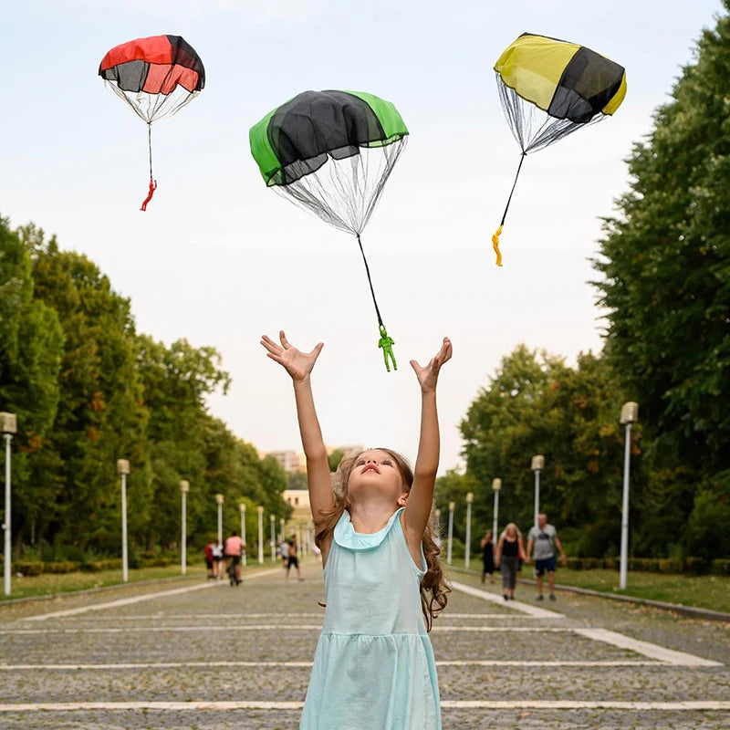 Kids Flying Parachute Toy, Tangle-Free, Outdoor Play, Great Gift for Boys and Girls