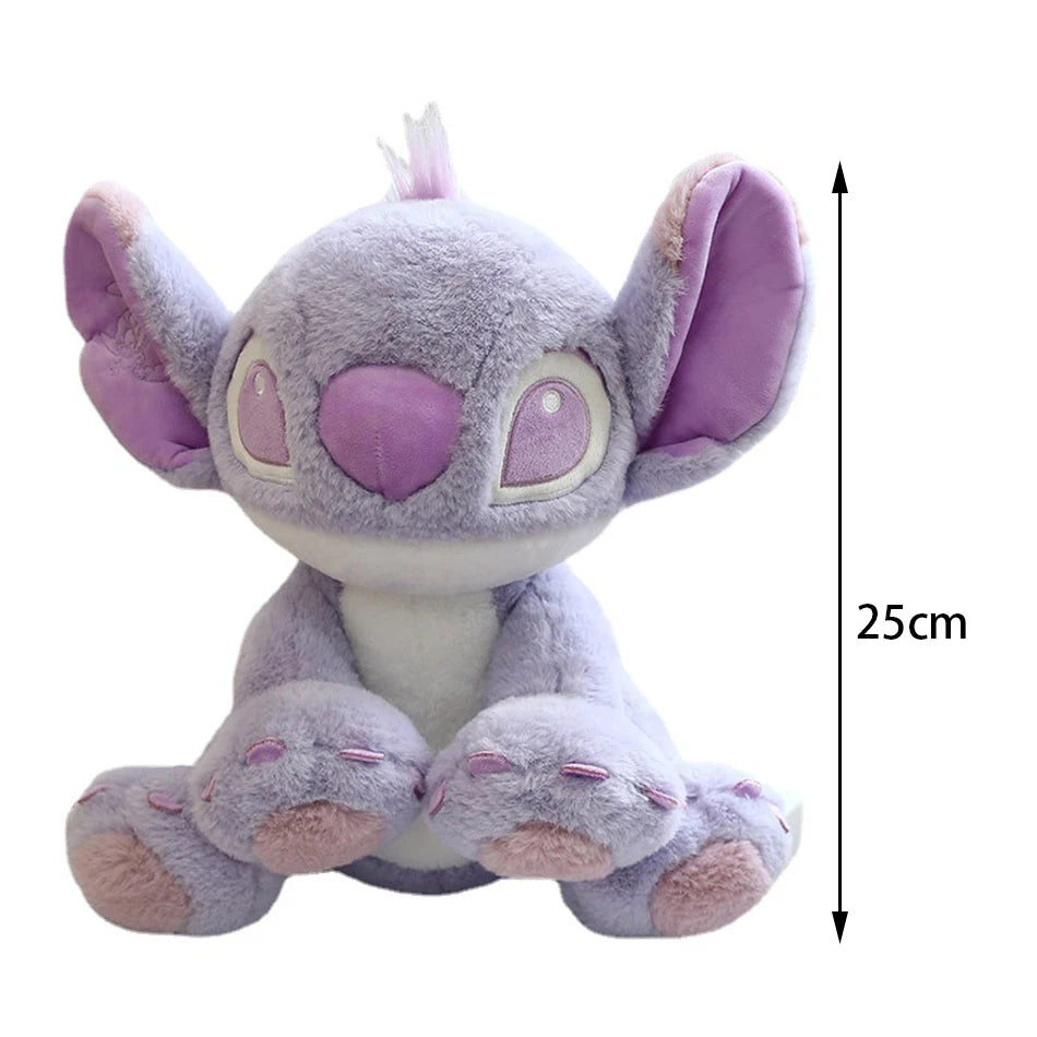 Blue and Pink Stitch Plush Stuffed Toy, Anime Character Doll, Gift for Kids