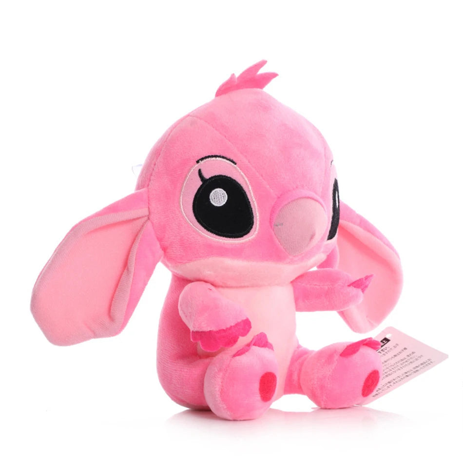 Blue and Pink Stitch Plush Stuffed Toy, Anime Character Doll, Gift for Kids