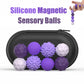Magnetic Sensory Stress Balls, Silicone Fidget Toy for Anxiety and Autism Relief