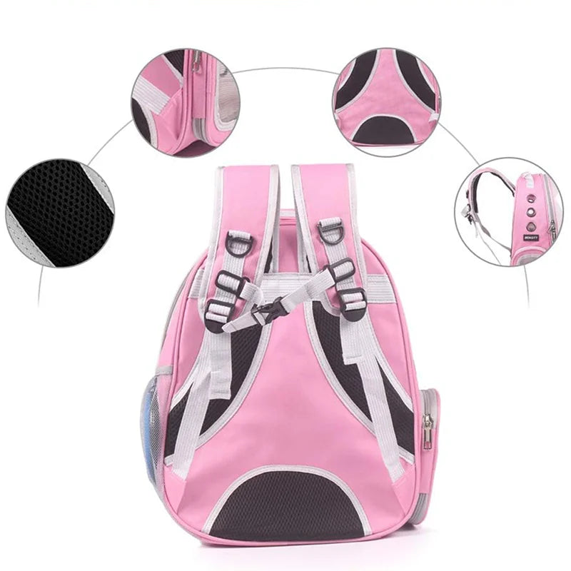 Space-Capsule Pet Backpack, Breathable Bubble Carrier for Cats and Small Animals