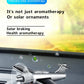 Solar-Powered Airplane Car Air Freshener, Dashboard Ornament and Perfume Diffuser
