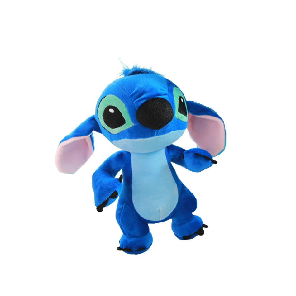 Blue and Pink Stitch Plush Stuffed Toy, Anime Character Doll, Gift for Kids
