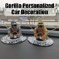 Gorilla Car Dashboard Ornament, Roaring Design, Car and Home Decoration