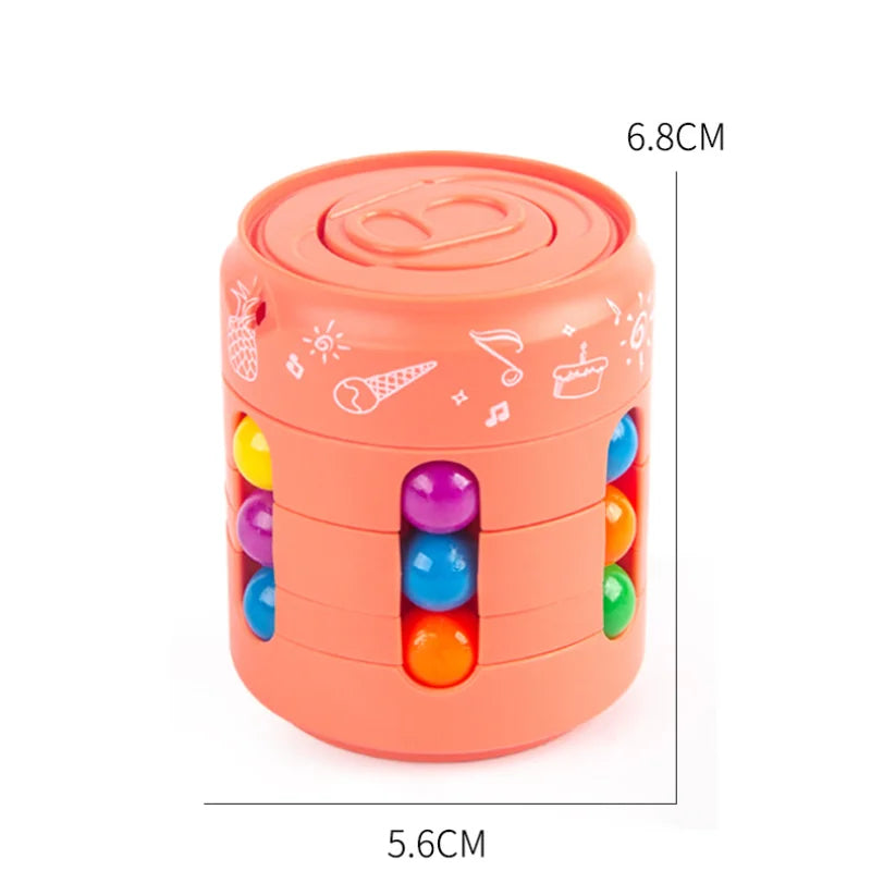 Multi-Function Fidget Spinner, Colourful Bean Design, Stress Relief for Kids and Adults