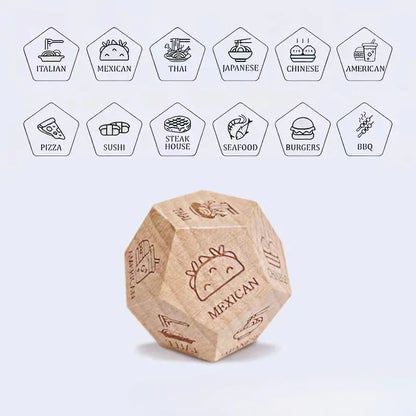 Couples Decision Dice, Food and Date Night Game, Funny Gift for Him and Her