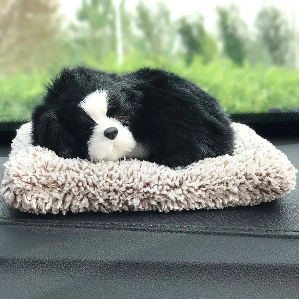 Plush Cat and Dog Dashboard Ornament, Cute Car Interior Decoration, Gift Idea