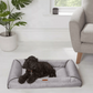 Chunky-Edge Pet Bed, Anti-Slip Base, Easy Clean, Dogs and Cats