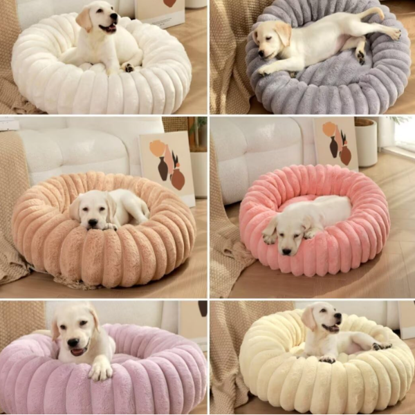 Warm Fleece Cave Bed, Cosy Enclosed Resting Space for Cats and Small Dogs