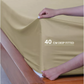 Deep-Fit Bed Sheets, 40cm Extra Deep, T200 Cotton Blend