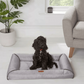 Chunky-Edge Pet Bed, Anti-Slip Base, Easy Clean, Dogs and Cats