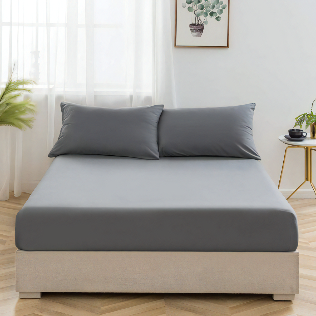Deep-Fit Bed Sheets, 40cm Extra Deep, T200 Cotton Blend