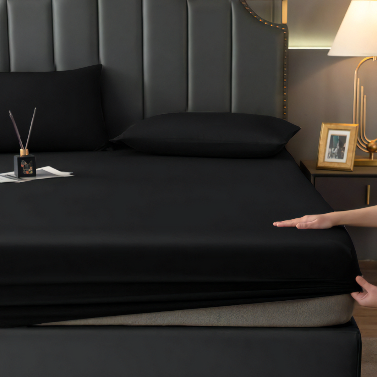 Deep-Fit Bed Sheets, 40cm Extra Deep, T200 Cotton Blend