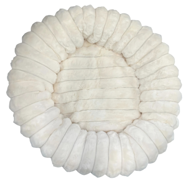 Warm Fleece Cave Bed, Cosy Enclosed Resting Space for Cats and Small Dogs