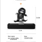 Skateboard Bear Magnetic Parking Number Plate, Cute Car Dashboard Decoration