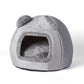 Igloo Cave Pet Bed, Washable Fleece Pyramid, Cats and Small Dogs