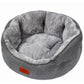 Calming Pet Basket Bed, Machine Washable, Soft Cushion for Cats and Dogs