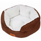 Calming Pet Basket Bed, Machine Washable, Soft Cushion for Cats and Dogs