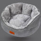 Calming Pet Basket Bed, Machine Washable, Soft Cushion for Cats and Dogs
