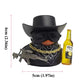 Cowboy Rubber Duck Car Ornament, Quirky Dashboard Decoration, Funny Gift