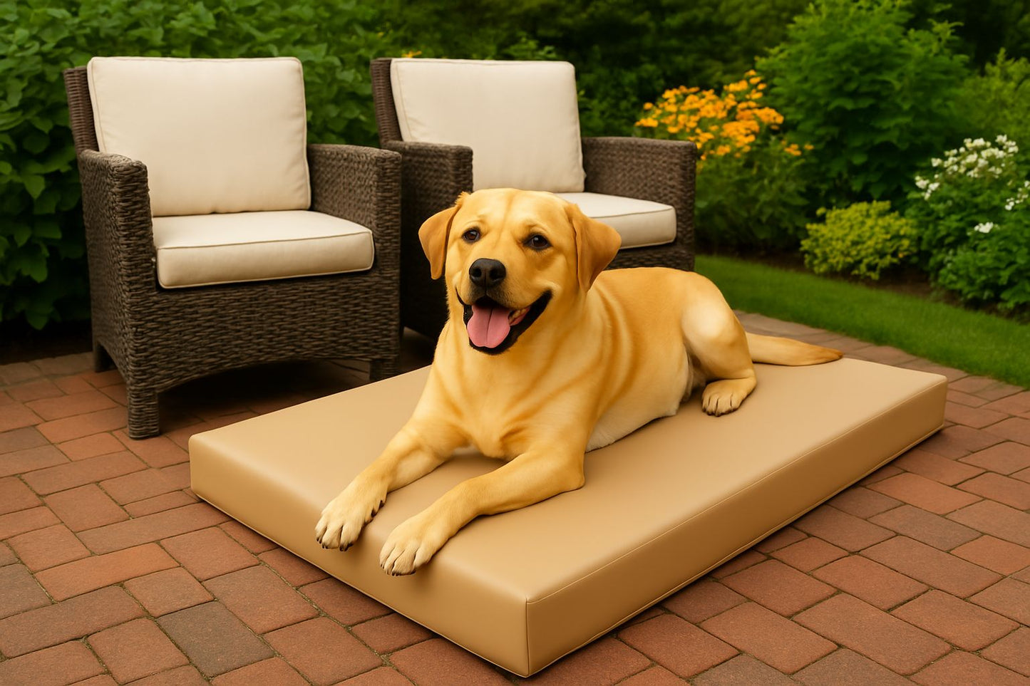Heavy Duty Waterproof Dog Bed, Durable Crate Mattress for Puppies and Dogs