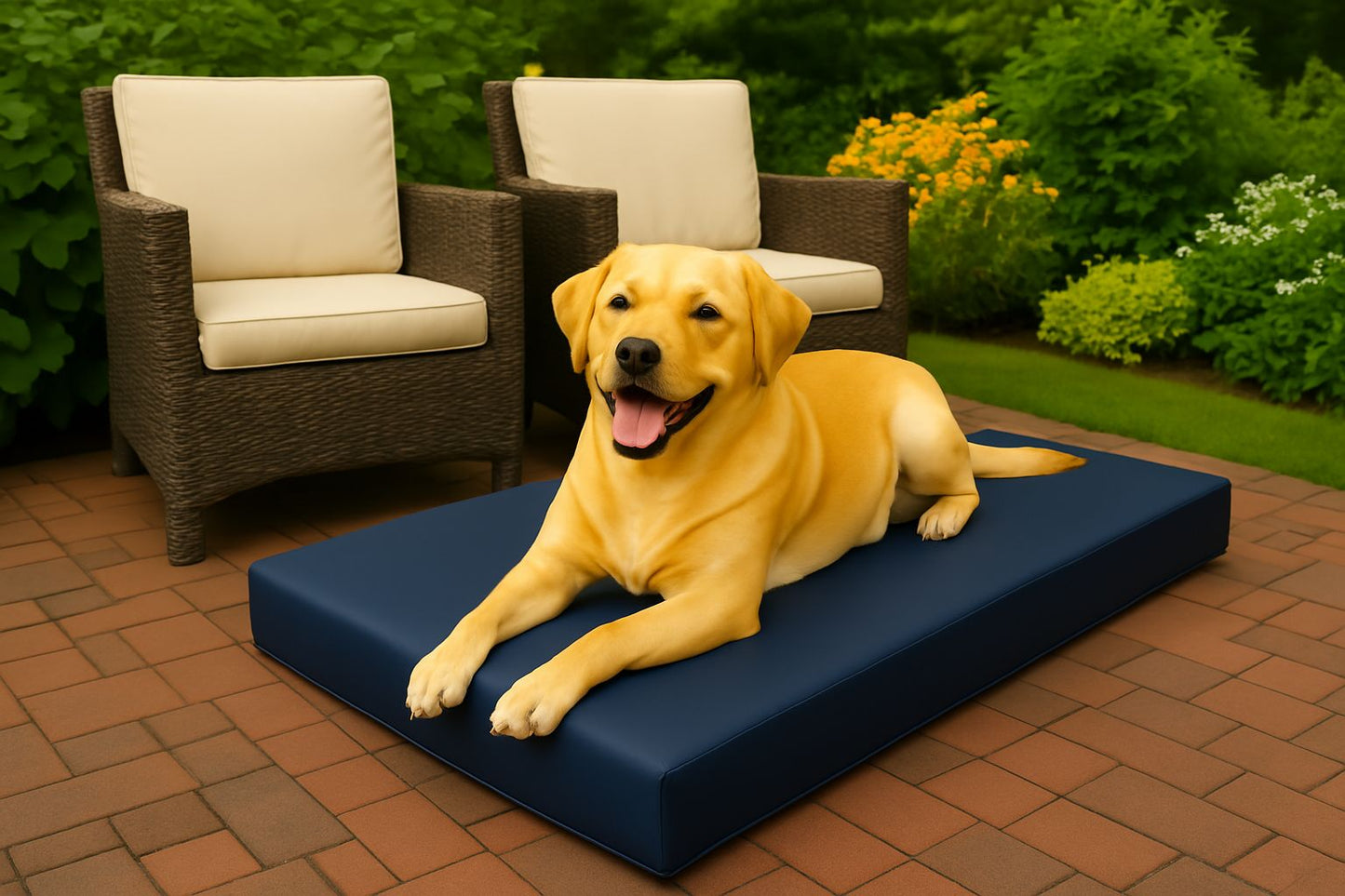 Heavy Duty Waterproof Dog Bed, Durable Crate Mattress for Puppies and Dogs