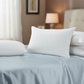 Hotel-Quality Pillows, Pack of 2, Standard UK Size, Cooling Microfiber