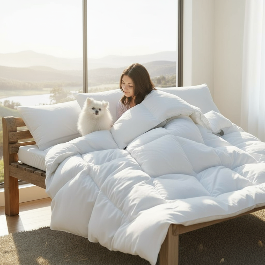 Hotel-Quality Duvet, Extra Soft, All-Season Bounce-Back Comfort