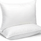 Hotel-Quality Pillows, Pack of 2, Cooling Microfiber Fill, Medium Support