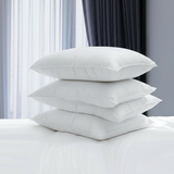 Hotel-Quality Pillows, Pack of 2, Cooling Microfiber Fill, Medium Support
