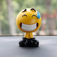 Bobblehead Expression Doll Car Ornament, Cute Cartoon Dashboard Decoration