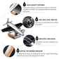 Solar-Powered Airplane Car Air Freshener, Dashboard Ornament and Perfume Diffuser