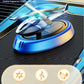 Solar-Powered Airplane Car Air Freshener, Dashboard Ornament and Perfume Diffuser