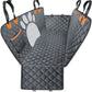 Waterproof Dog Car Seat Cover, Hammock Style with Mesh Window, Back Seat Protector