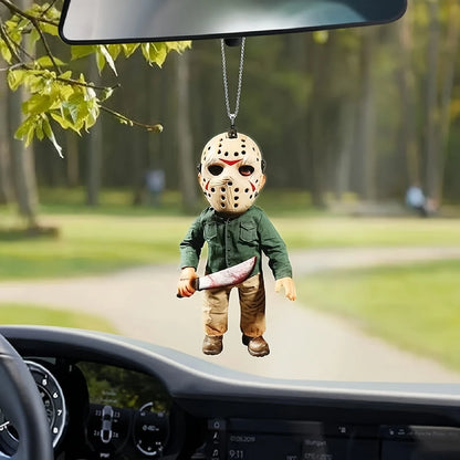 Vintage Movie Figure Acrylic Pendant, Car Charm, Keychain and Bag Decoration