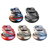 Solar Rotating Crystal Ball Car Ornament, Aromatherapy Perfume Diffuser, Rearview Mirror