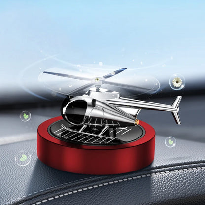 Solar-Powered Airplane Car Air Freshener, Dashboard Ornament and Perfume Diffuser