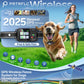 GPS Wireless Dog Fence System, Satellite Technology, Adjustable Range 15 to 200 Acres