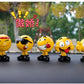 Bobblehead Expression Doll Car Ornament, Cute Cartoon Dashboard Decoration